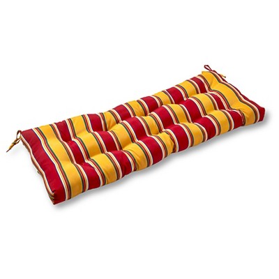 Carnival Stripe Outdoor Swing and Bench Cushion - Kensington Garden