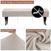 Unique Bargains Stretch Anti-Dust Protecting Dining Bench Slipcovers 40" - 55" - 3 of 4
