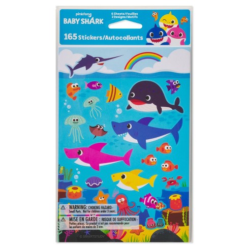 Baby Shark Sticker Sheets - 4 Pc.