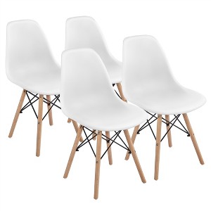 Yaheetech Modern Dining Chairs with Natural Beech Wood Set of 4 - 1 of 4