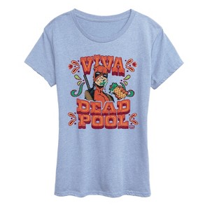 Women's - Marvel - Viva Deadpool Short Sleeve Graphic T-Shirt - 1 of 3