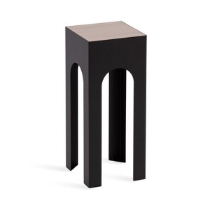 Kate and Laurel Amani Drink Table, 8x8x20, Natural - 1 of 4