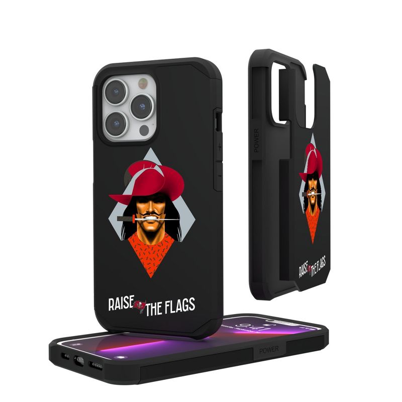 Keyscaper Tampa Bay Buccaneers 2024 Illustrated Limited Edition Rugged Phone Case, 1 of 2