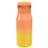 Zak Designs 14 fl oz Double Walled Stainless Steel Tranquility Insulated Straw Bottle - 2 of 4
