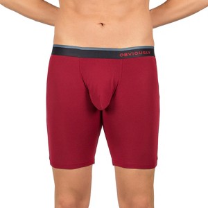 Obviously Mens PrimeMan Boxer Brief 6 inch Leg - 1 of 3