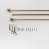 Cafe Ball Curtain Rod Brass - Room Essentials™ - 3 of 3