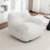 Airsurfer Bean Bag Chair, Bean Bag Sofa Chair with Armrests Stuffed High-Density Foam,Lazy Sofa Chairs Bean Bag Chair for Adults in Living Room - 2 of 4