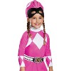 Toddler Girls' Classic Mighty Morphin Pink Ranger Jumpsuit - 4 of 4
