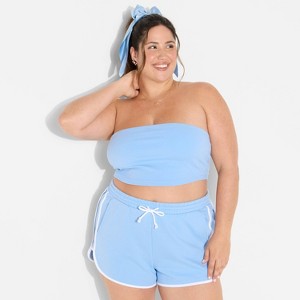 Women's Game Day Terry Pull-On Shorts - Wild Fable™ - 1 of 3