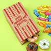 Big Dot of Happiness Movie Night Thanks for Popping Over Popcorn Bags, Favor Snack Treats, Free-Standing Individual Kraft Brown Paper Bags - 25 Count - 3 of 4