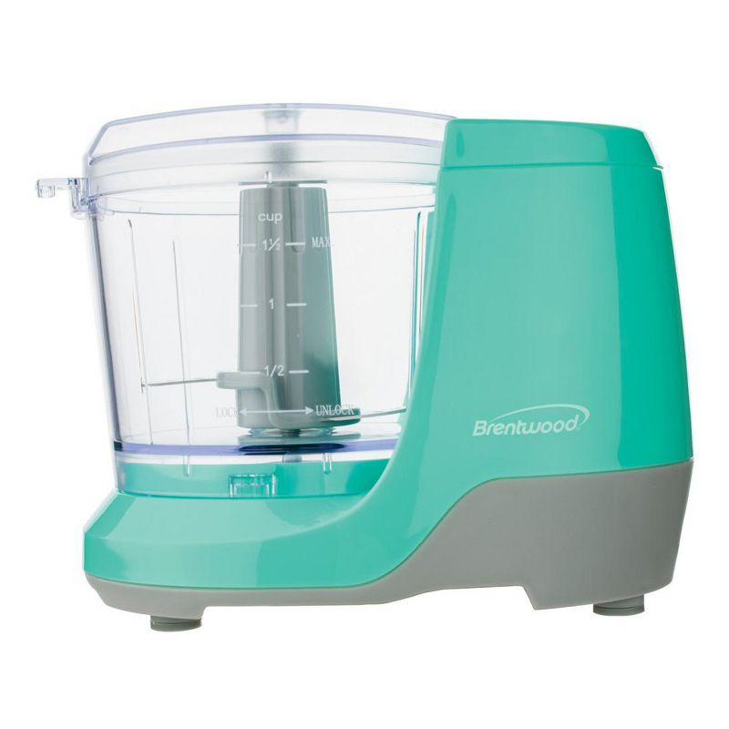 Brentwood 1.5 Cup Mini Food Chopper in Blue, 1 of 5