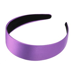 Unique Bargains Girl's Satin Headband 1.57" Wide 1 Pc - 1 of 4