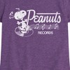 Girls' - Peanuts - Dancing Snoopy Fitted Short Sleeve Graphic T-Shirt - 2 of 4