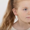 Girls' Tiny CZ Heart Screw Back 14k Gold Earrings - In Season Jewelry - 2 of 4