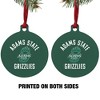 Adams State University Grizzlies Logo Aluminum Holiday Christmas Tree Ornament - 4 of 4