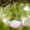 The Lakeside Collection Hanging Glass Birdbaths - 4 of 4