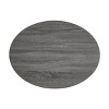 Carson Small Oval Rotatable Coffee Table Black Oak - Christopher Knight Home - image 3 of 4