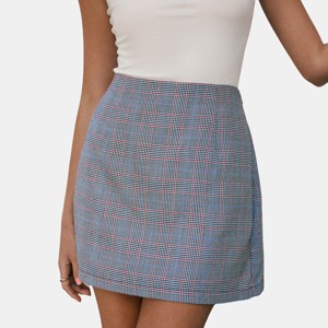 Women's Glen Plaid Mini Skirt - Cupshe - 1 of 4