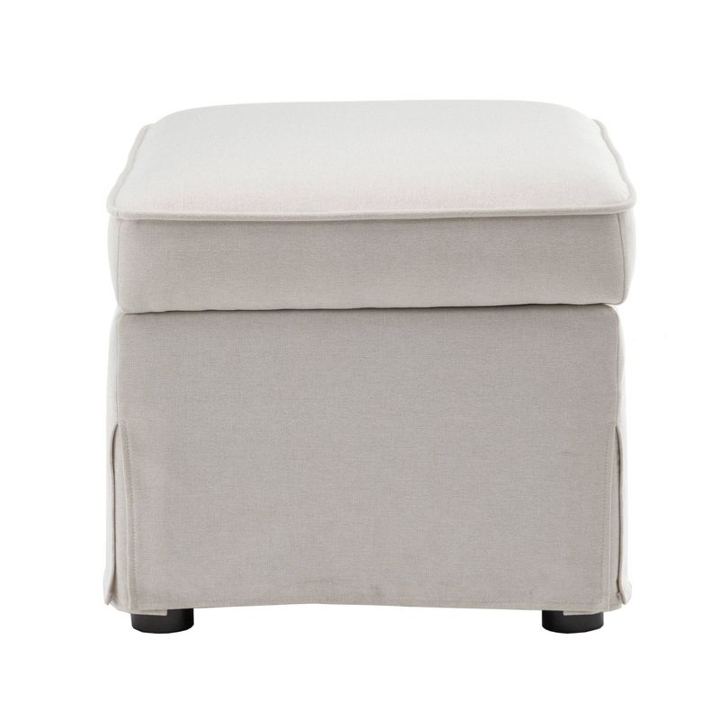 24" Wide Rectangle Storage Ottoman - WOVENBYRD, 5 of 11