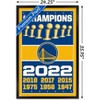 Trends International NBA Golden State Warriors - Champions 22 Framed Wall Poster Prints - 3 of 4