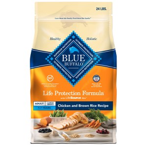 Blue Buffalo Life Protection Formula Natural Adult Large Breed Dry Dog Food with Chicken and Brown Rice - 1 of 4