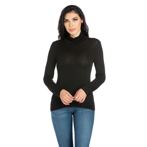 Women's Favorite Long-Sleeve Turtleneck - Solid