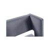 Meridian Furniture,Caleb Grey Velvet Counter Stool, Set of 2 - 4 of 4