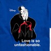 Men's - Disney Villains - Cruella De Vil Love Unfasionable Short Sleeve Graphic T-Shirt - 2 of 4