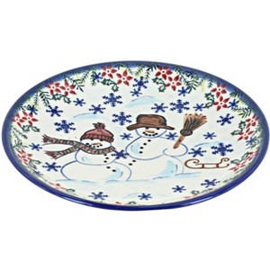 Blue Rose Polish Pottery Vena Dessert Plate - 1 of 1