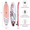 ELECWISH 11' Inflatable Stand Up Paddle Board, Non-Slip Deck Blow Up Paddle Board for Youth & Adults of All Skill Levels - 4 of 4