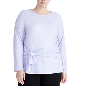 Rachel Roy Womens Tie-Top Pullover Blouse - 1 of 1