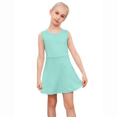 girls green athletic dress Women's Tennis Dress with Shorts Workout Golf Skirts with Pockets Athletic  Dresses