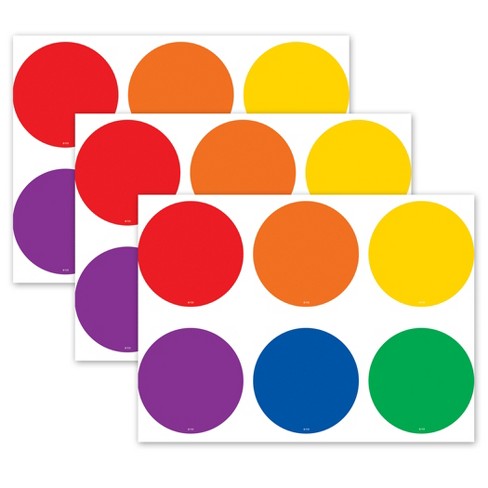 Teacher Created Resources Spot On Colorful Circles Carpet Markers - 4