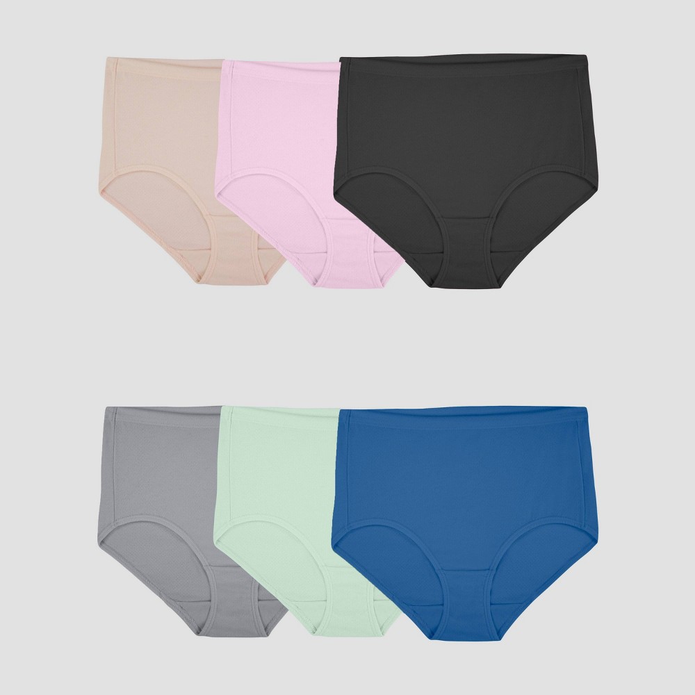 UPC 885306854959 product image for Fruit of the Loom Women's Breathable Mesh Cotton Briefs - Colors May Vary 8 | upcitemdb.com