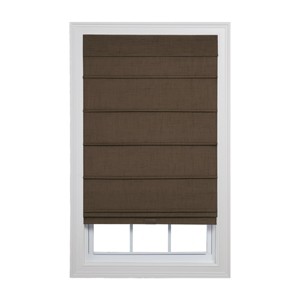 Home Basics Cordless Room Darkening Fabric Classic Roman Shade - 1 of 4