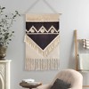 Aoibox Macrame Woven Wall Tapestry Hanging Art, 20" W x 34" H Extra Large Boho Chic Bohemian Decor for Home - 4 of 4