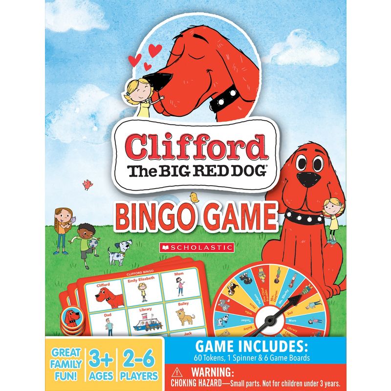 MasterPieces Kids Games - Clifford - Bingo Game, 2 of 6