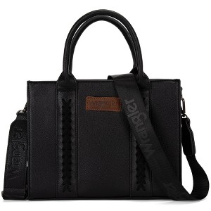 Montana West Tote Bag for Women Top Handle Handbags Satchel Bag Shoulder Bag Crossbody Purse for Women with Crossbody Strap WG70-8120DBK - 1 of 4