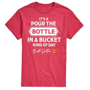 Men's - Yellowstone - Bottle In Bucket Day Short Sleeve Graphic T-Shirt - 1 of 4