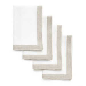 Solino Home Linen Dinner Napkins | Classic - 1 of 4