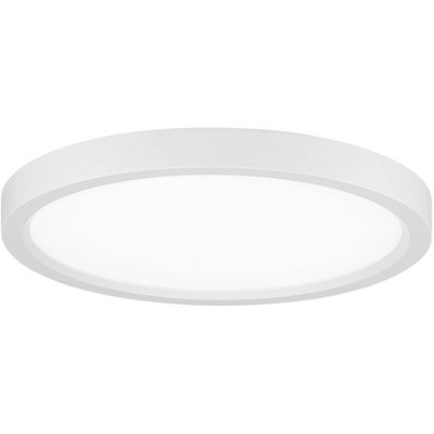 Minka Lavery Minka 11" Wide White Finish LED Round Disc Ceiling Light