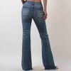Women's Flare Leg Jeans - Vintage Wash with Mid Rise & 5-Pocket Design Cherie Code - 2 of 4