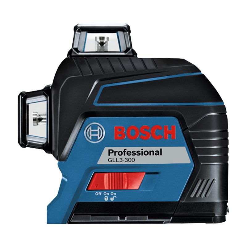 Bosch GLL3-300 360⁰ Three-Plane Leveling and Alignment-Line Laser for Home Improvement Projects, Red Beam, 3 of 7