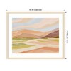 Kate and Laurel Desert Dreams by Nikita Jariwala Framed Wall Art Print, 42 x 34, Woodgrain Stripe Blonde - 2 of 4