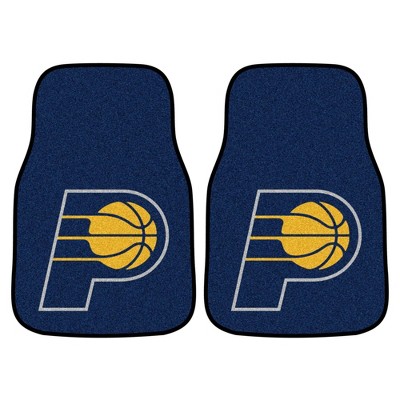 NBA Indiana Pacers Carpet Car Mat Set - 2pc