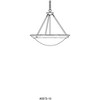 Progress Lighting Eclipse 3-Light Pendant, Brushed Nickel, Satin White Glass Shade - 2 of 2