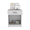 NicBex Nightstand with 1 Drawer, Bedside Table with Open Shelf, Modern Night Stand for Bedroom Living Room - 3 of 4