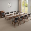 Christopher Knight Home Boris Wood and Upholstered Fabric Folding Dining Chairs (Set of 2) - 4 of 4