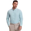 INSPIRE CHIC Men's Stripes Long Sleeved Button Down Business Dress Shirts - 4 of 4