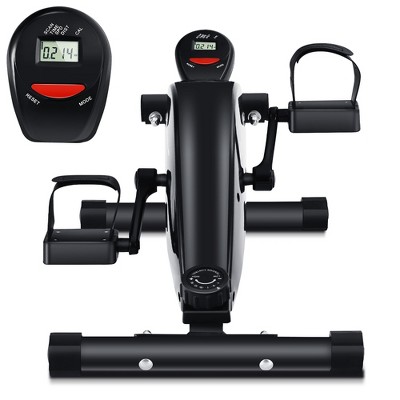 Costway Portable Under Desk Bike Pedal Exerciser Adjustable Magnetic Resistance